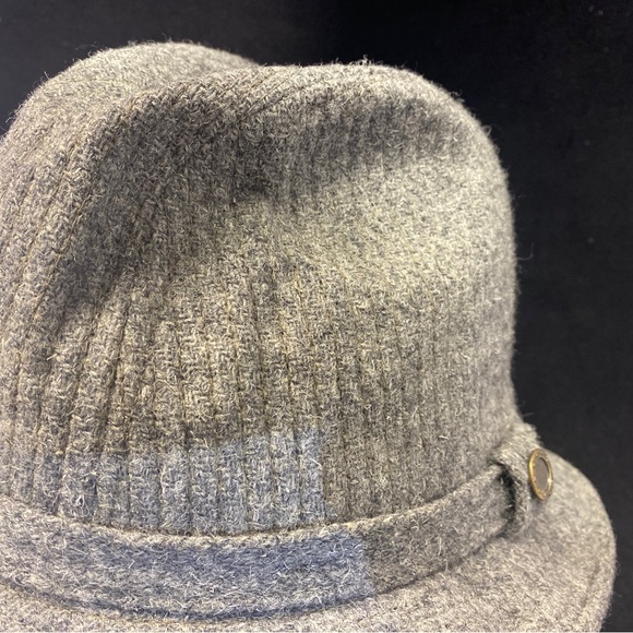 Vintage Richman Brothers USA- Grey / 100% Wool Fedora-Style Hat Size XL - Picture 3 of 7